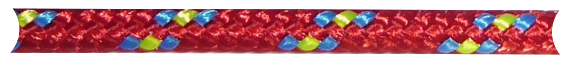 Red - Yellow/Blue Fleck