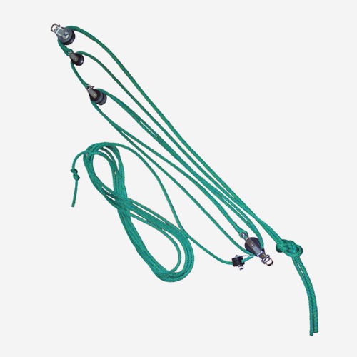 Professional marine rigging kicker cascade splice demonstration